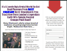Tablet Screenshot of daisychainsaw.net